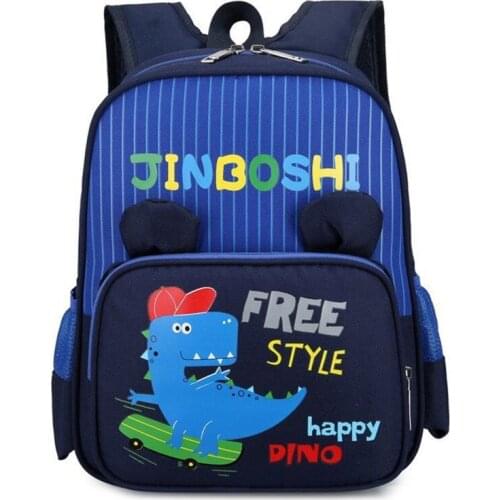 Kids High Capacity Cartoon Dinosaur School Bag Girls Cute Princess Kindergarten Baby Backpack Children Breathable Casual Backbag