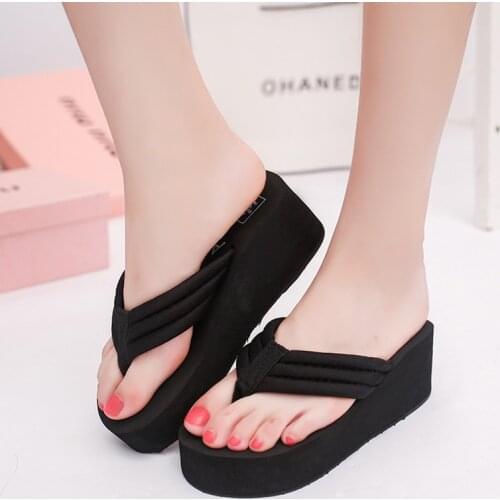 Eva Flip Flops Women Plus Size Slippers Women Wedge Mules Summer Slippers Women Shoes Pink Girls Casual Slippers Outside Slides