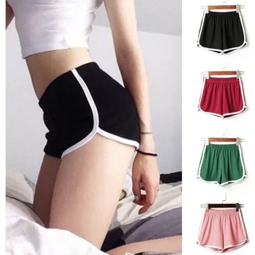 Jogger Letter Striped Sport workout shorts Ladies Lace up Womens Elastic Waist Shorts Summer Patchwork Gym Athletic Loose Shorts