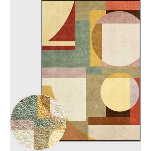 Modern geometry printed carpet Living Room Bedroom Kitchen Bedside sofa Carpets non-slip area rugs home decor Floor Mat door mat
