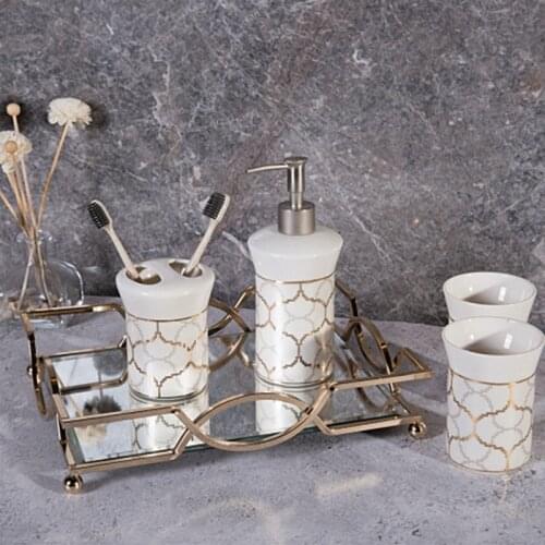 Mirror Glass Fruit Plate Living Room Fruit Decoration Plate Modern Plate Weed Tray Jewelry Tray Kitchen Organizer Valet Tray