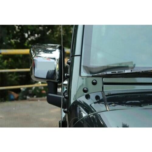 12pcs/set A-Pillar Screw Protection Cover Trim For Jeep Wrangler JK 2007-2017 A Pillar Screw Protection Screws Decorative Cover