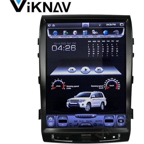15.6 inch Android Touch screen for-TOYOTA Land Cruiser 2007-2015 Car multimedia auto DVD Player