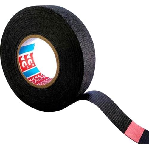 19mmx15m Tesa Coroplast Adhesive Cloth Tape for Cable Harness Wiring Loom Electrical Masking Tape 3