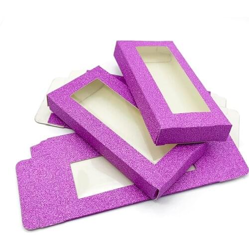 Wholesale 20pcs paper false eyelash packaging box lash boxes packaging custom logo faux cils 25mm mink eyelashes marble case