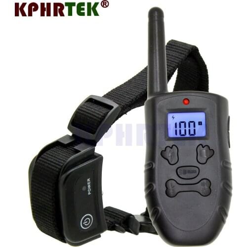 300m Remote Rechargeable Electronic Dog Training Collars With LCD Display for Pet Dog Stop Barking Dog Collars 183NLBL 27NF