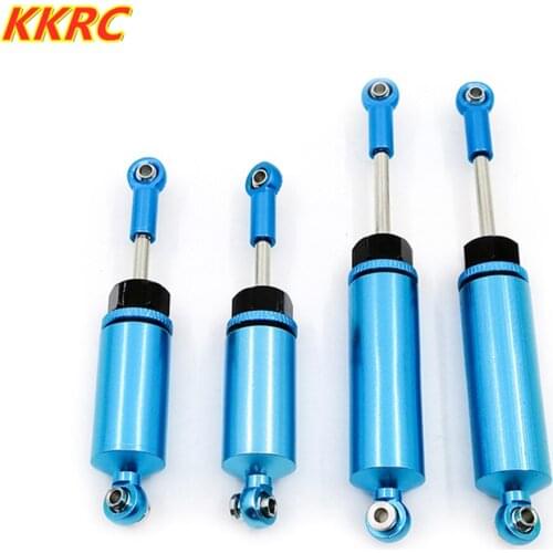 4pcs Wltoys Metal Front And Rear Shock Absorber For 12428 12423 12428-0016 12428-0017 Upgrade Parts