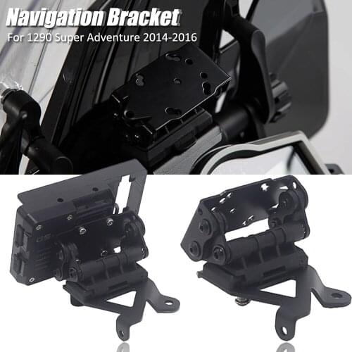 NEW Motorcycle GPS/Mobile Phone Holder Handlebar Mount Bracket For 1290 Super Adventure 1290 Adv 2014 2015 2016