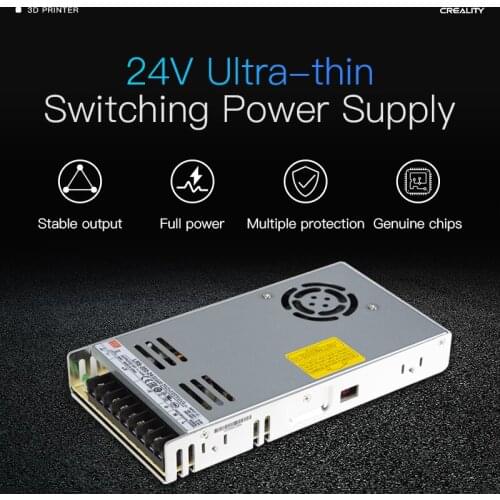 3D Printer Parts LRS-350-24V 14.6A Meanwell Power Supply For Creality 3D Ender-3 Pro Ender-3 Ender-3 V2 Ender-5 3D Printer Kit
