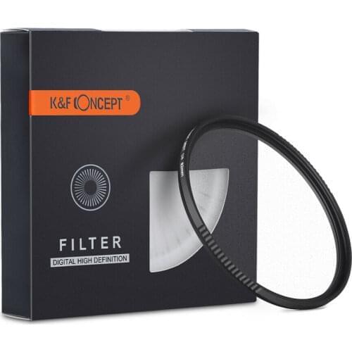 K&F Concept 49 52 55 58 67 72 77 82mm Black Pro Mist 1/4 Filter Multi Coated