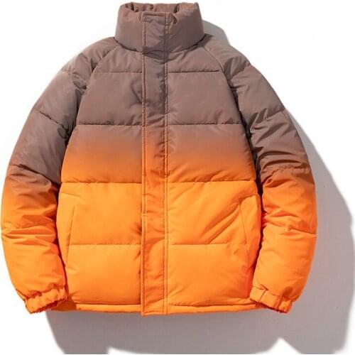 Winter Jacket Mens Colorful Reflective Men Winter Jacket Fashion Hip Hop Winter Coat Men Parka with Pant Men Streetwear Coat