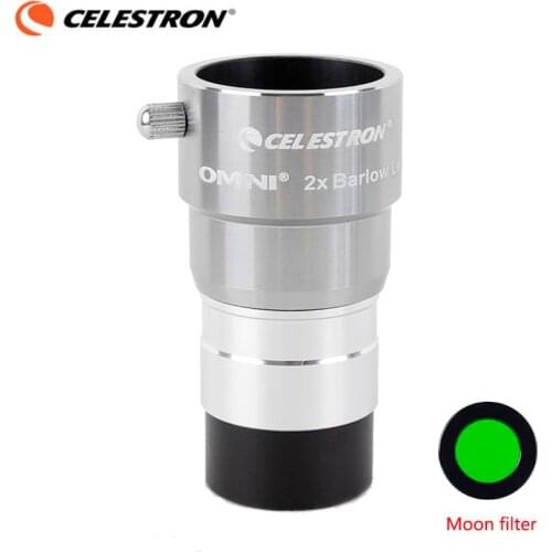 Celestron Omni 1.25" 2x Barlow Lens By Magnification Eyepiece Professional Astronomical Telescope Parts Free Gift Moon Filter