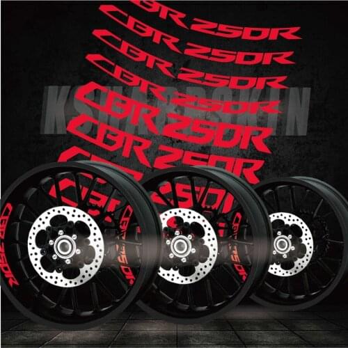 Motorcycle Sticker Personality Creative Fashion Tire Reflective Stripe Film Refit Film for HONDA CBR250R