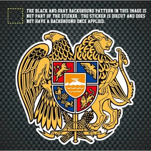 Armenian Coat of Arms Sticker Decal