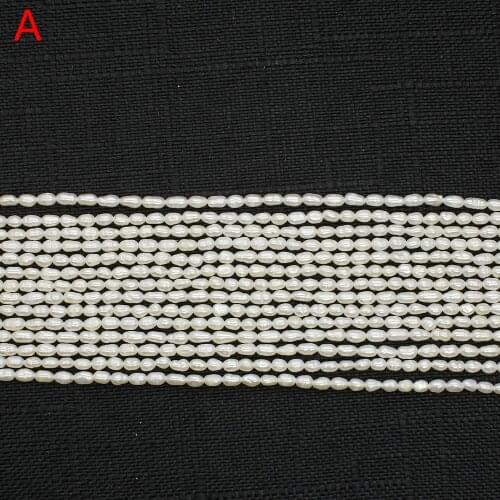 Real Natural Freshwater Pearl 3mm Baroque Beads For Jewelry Making Beads DIY Necklaces Bracelets Earring Accessories 14.5 Inch