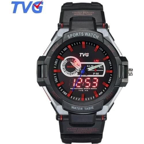 New S Shock Watches Luxury Brand TVG Rubber Strap Analog Digital Wrist Watch Fashion Men Sports Watches hodinky
