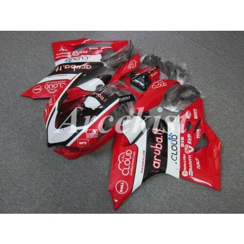 New ABS Injection Mold Fairings Kit Fit for Ducati 899 1199 panigale 1199S 2012 2013 2014 12 13 14 15 Custom Red White