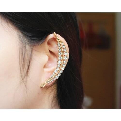 2017 New style fashion set leaves earpins ears hang, suitable for all kinds of club wearing the gift to women