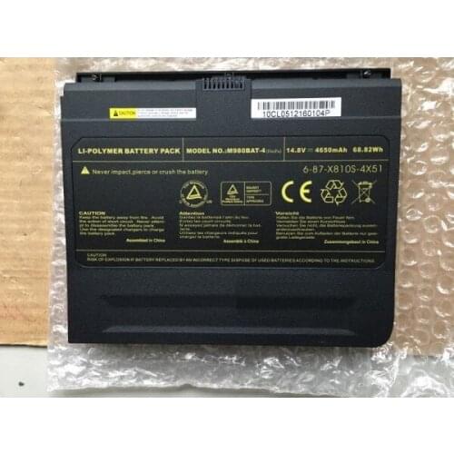 UGB genuine Replacement Clevo X8100 M980NU M980BAT-4 6-87-X810S-4X5 Battery