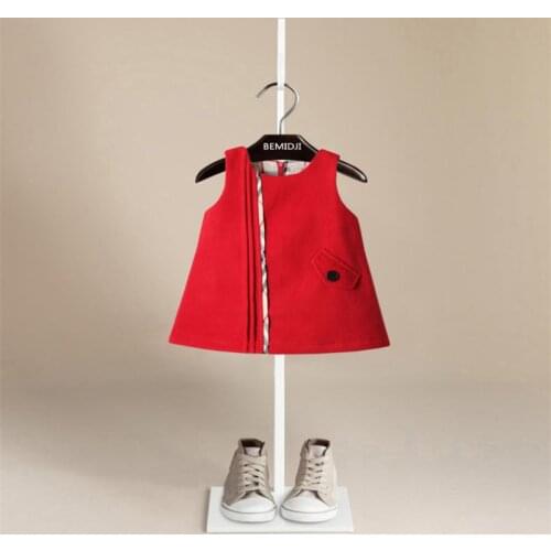 Girl Dress 2020 New Summer Baby Dresses Pattern Brand Plaid Red Birthday Dress Female Baby Summer Clothes Kids Girl Clothes