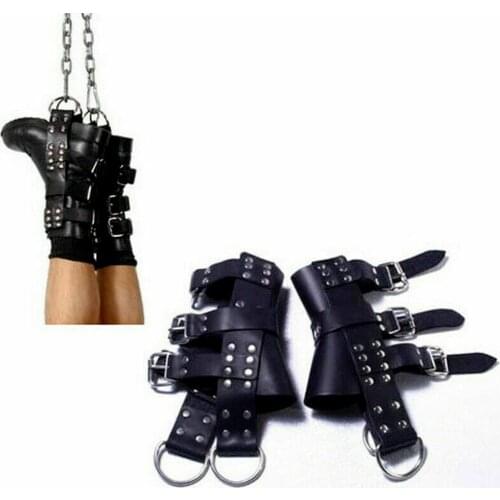 Ankle Boot Suspension Cuffs Foot Binder Restraints Hanging Feet Harness Costume bdsm toys bdsm collar
