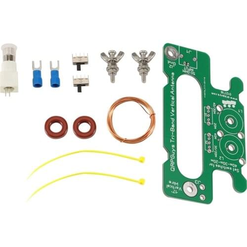 Parts Portable 10W 40-30-20M Portable Tri-Band Vertical Antenna DIY