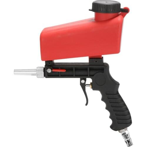 Portable manual sandblasting gun Pneumatic sandblasting Air pump rust removal spray tool