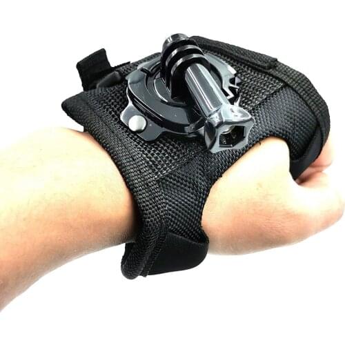 360 Degrees Wrist Band Arm Strap Belt Tripod Mount for Gopro Hero 8/7/6/5/4/3+/2 SJcam DJI EKEN Insta360 Sports Camera Accessory