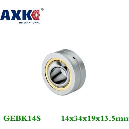 Axk Gebk14s Pb-14 Radial Spherical Plain Bearing With Self-lubrication For 14mm Shaft