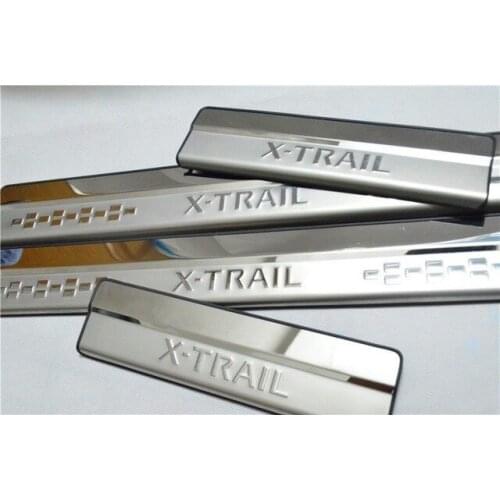 Car styling Door Sill Scuff Plate Trim Protector For Nissan X-Trail X trail Rogue T32 2014 2015 2016