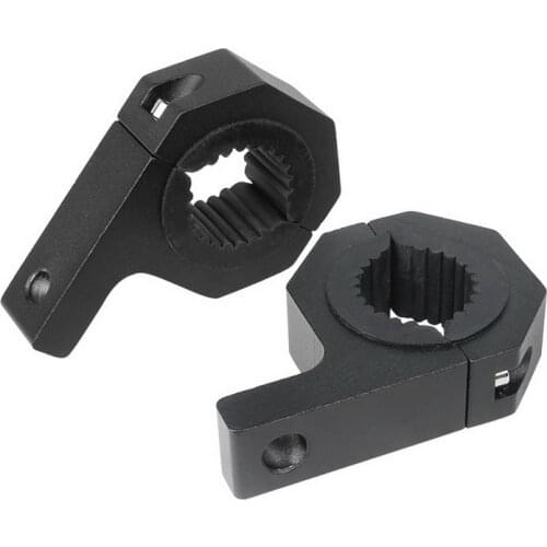 1pcs For KAWASAKI KLX150 250 KLX250 KLX 450R KDX 125 250 Motorcycle LED Headlight Clamps Brackets Spotlight Tube Clamp Mount Kit