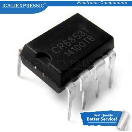 10PCS CR6853T DIP8 CR6853 DIP 6853T DIP-8