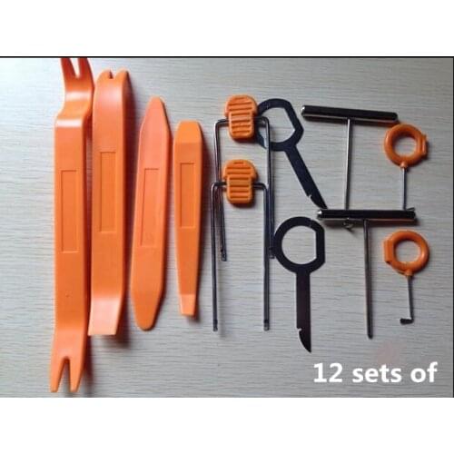 12Pcs Car Door Clip Panel Removal audio Tools accessories for chevrolet cruze lada vesta kia rio 4 karcher ford focus 3