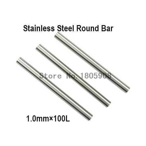 20pcs 1.0*100mm High Speed Steel HSS Round Tool Bits New With silver steel 45 # steel polished rod of round bar cylindrical pin