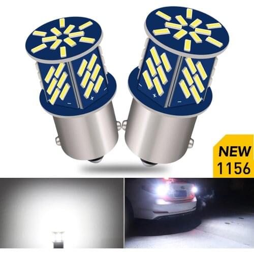 2x Led Signal 1156 BA15S P21W S25 Bulb Led DRL For Auto Brake Backup Reverse Light for Ford F-150 F-250 F-350 42SMD 4014 12V