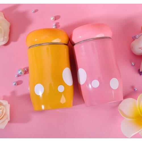 300ml Portable Vacuum Insulation Cartoon Water Bottle Student Gifts Stainless Steel Cups