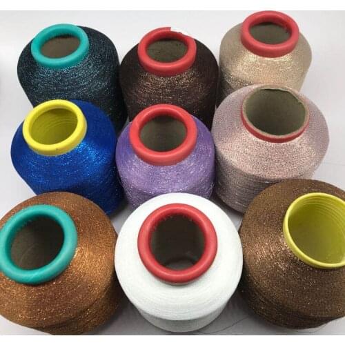 500g/lot Gold Silver Color Line Metallic Weaving Thread Shiny Effect Jewellery Threads DIY Scarf Sweater Weave Yarn