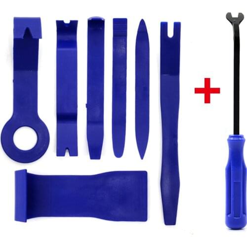 7pcs Auto Car Radio Door Clip Panel Trim Dash Audio Removal Installer Pry Tool car door clip panel Audio Removal Installation