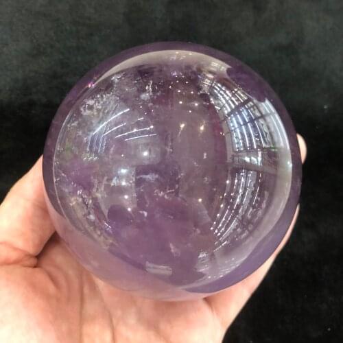 AAA Natural Crystals Quartz Amethyst Sphere Energy Ball Reiki Stones Room Home Office Aquarium Decoration Accessories Gemstone