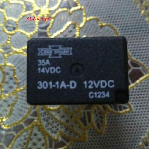 301-1A-D 12VDC 35A can replace HFV9 12V automobile relay