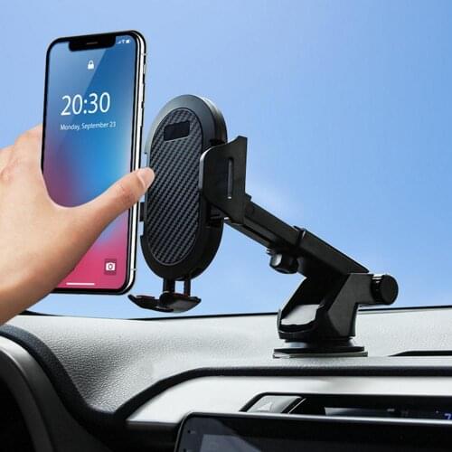 360 Degree Rotation Sucker Car Cell Phone Mount Holder Auto Windshield Dashboard Mobile GPS Stand Support