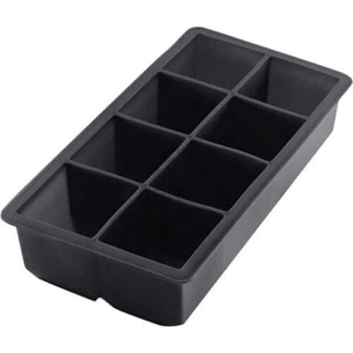 Big 8 Giant Jumbo Large Size Silicone Ice Square Mold Square Tray Mould DIY ON