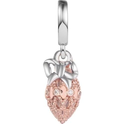 CKK Lovely Bow Charms 925 Original Fit Pandora Bracelets Sterling Silver Beads for Jewelry Making Women DIY