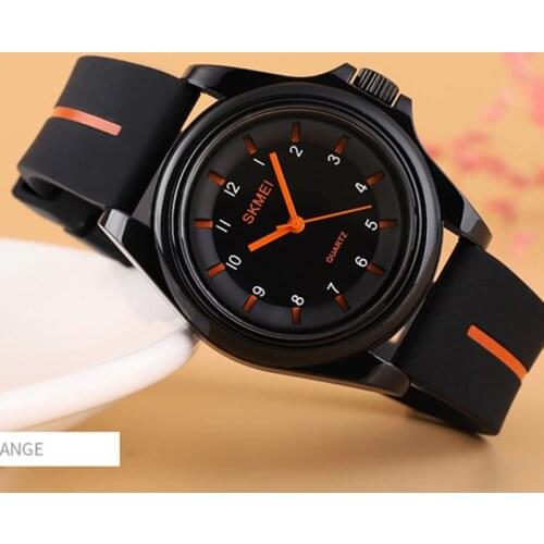 SKMEI Simple Silicone Quartz Watches For Men Fashion Top Brand Women Watches Waterproof 3Bar relogio masculino 1578