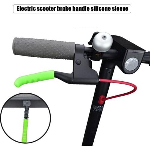 Electric Scooter Brake Lever Cover Bicycle Brakes Silicone Sleeve Anti-skid For M187 Xiaomi M365 Universal Brake Lever Covers ne