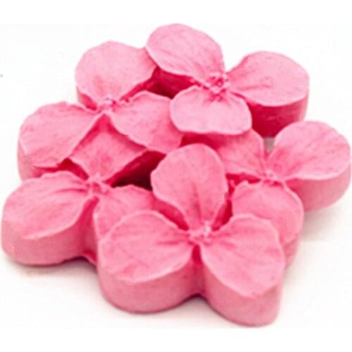 Three-leaf aromatherapy plaster hanging pieces listed chocolate mold cake decorative mold silica gel mold P828