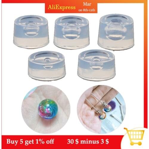 Transparent Silicone Mould Resin Universe Ball Epoxy Resin Molds Jewelry Making