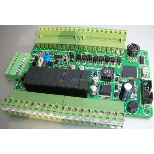 FX1S-16MR 4PT 3AD 4DA PT100 4-channel PT100 Mixed PLC control board 4 analog outputs RS485 for Mitsubishi
