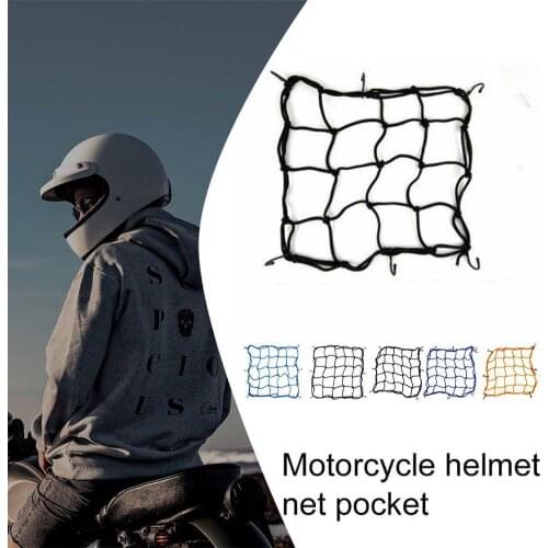 Flexible Motorcycle Luggage Net Luggage Under-Cargo Storage And Storage Net Motorcycle Luggage Net Checked