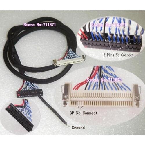 800mm 30Pins LCD Screen Cable Lcd Led LDVS FI-X30H-S8 Screen Cable 30P S8 LVDS Screen line 30Pin Doube eight Lcd Screen Wire
